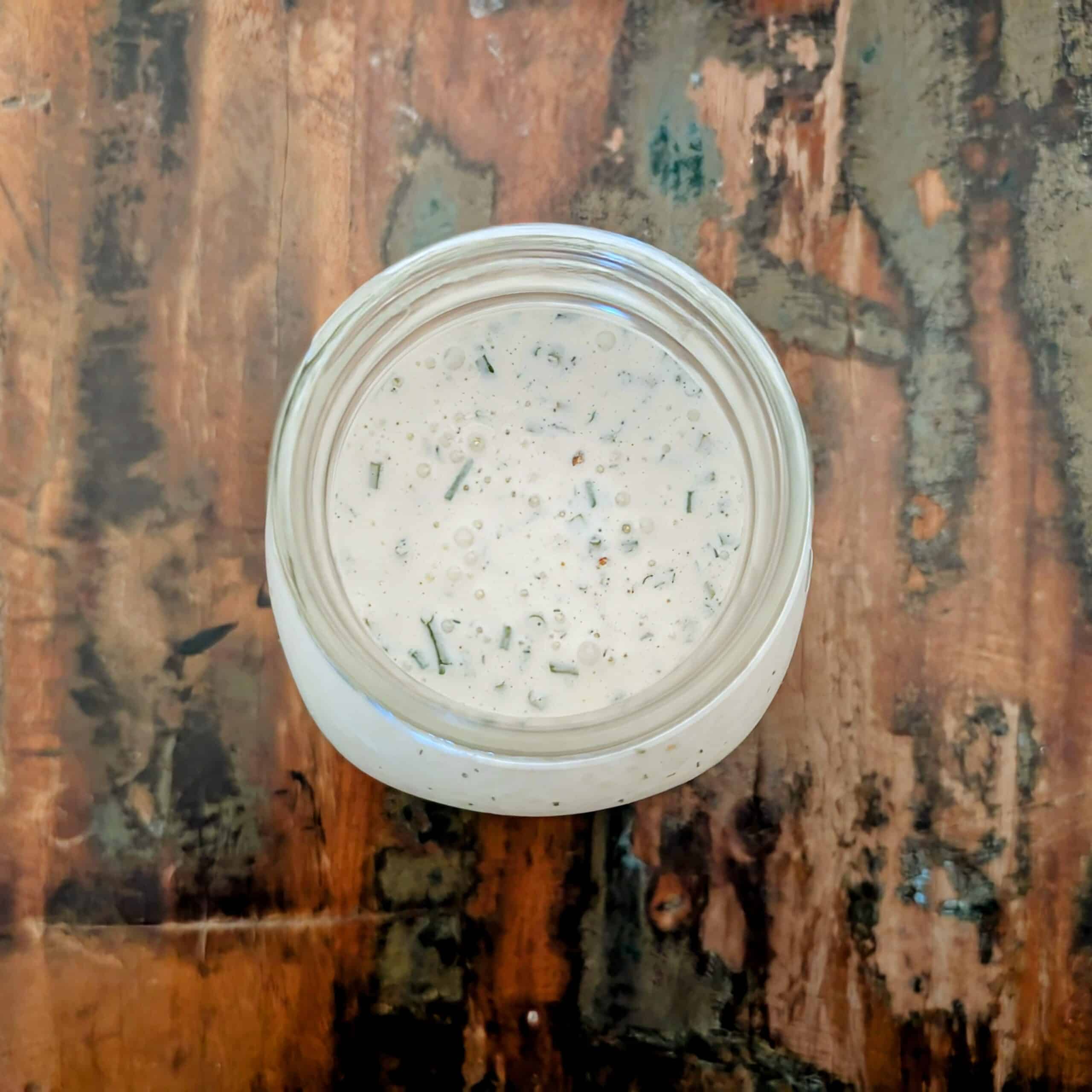 Homemade buttermilk ranch dressing 